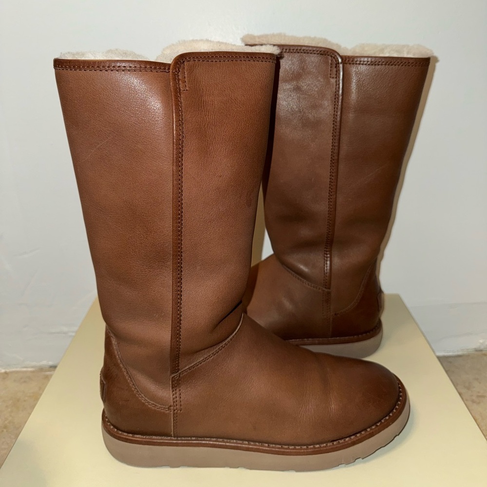 UGG Brown Leather Boots